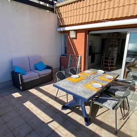 Port Leucate: T3 Duplex Climatisé, 6 Pers, Face à La Mer, Parking - Fr-1-798-53 Apartamento
