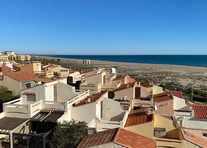 Port Leucate: T3 Duplex Climatise, 6 Pers, Face A La Mer, Parking - Fr-1-798-53 루케이트