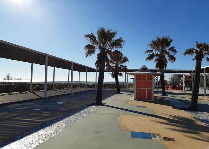 Port Leucate: T3 Duplex Climatise, 6 Pers, Face A La Mer, Parking - Fr-1-798-53 Апартаменты