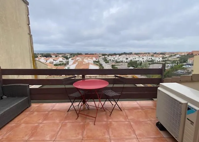 Port Leucate: T3 Duplex Climatise, 6 Pers, Face A La Mer, Parking - Fr-1-798-53 * 루케이트