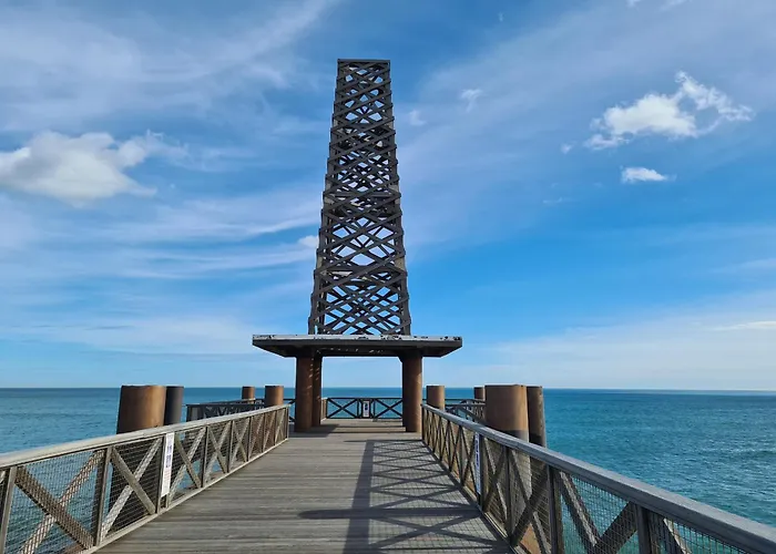 Port Leucate: T3 Duplex Climatise, 6 Pers, Face A La Mer, Parking - Fr-1-798-53 아파트 *